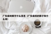 广东麻将赖字什么意思（广东麻将的赖子有什么用）