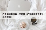 广东麻将有没有十三烂牌（广东麻将有没有十三烂牌的）